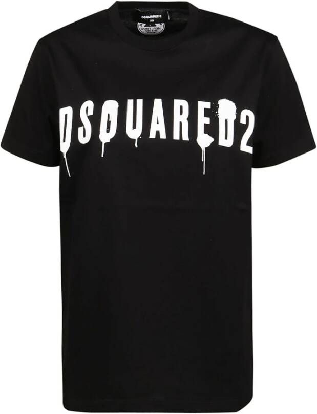 Dsquared2 T-shirts Zwart