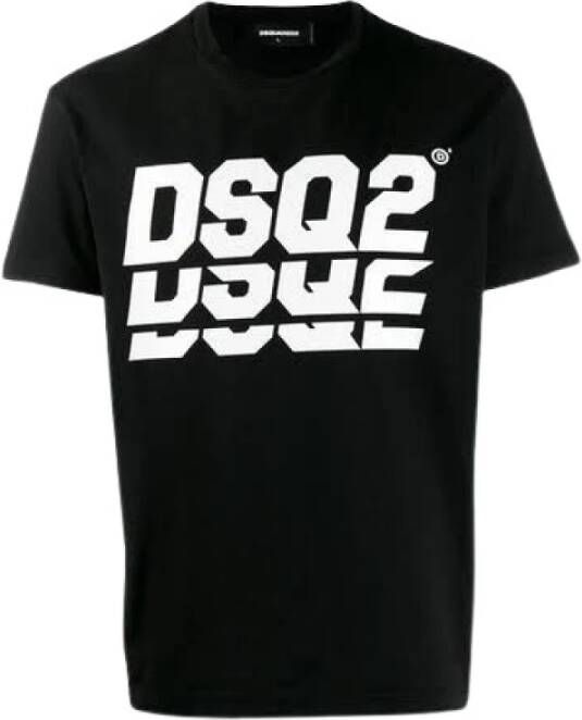 Dsquared2 T-Shirts Zwart Heren