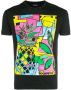 Dsquared2 Zwarte katoenen T-shirt met Chic Dan Fit Black Heren - Thumbnail 5