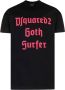 Dsquared2 Logo Print T-Shirt L Zwart Black Heren - Thumbnail 1