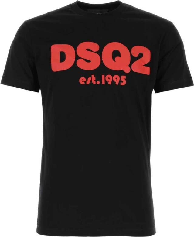 Dsquared2 Cool Katoenen Slim Fit T-Shirt Black Heren