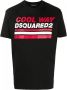 Dsquared2 Katoenen T-shirt met Groot Logo Black Heren - Thumbnail 3
