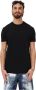 Dsquared2 Zwarte Slim Fit T-shirt met Korte Mouwen voor Heren Black Heren - Thumbnail 1