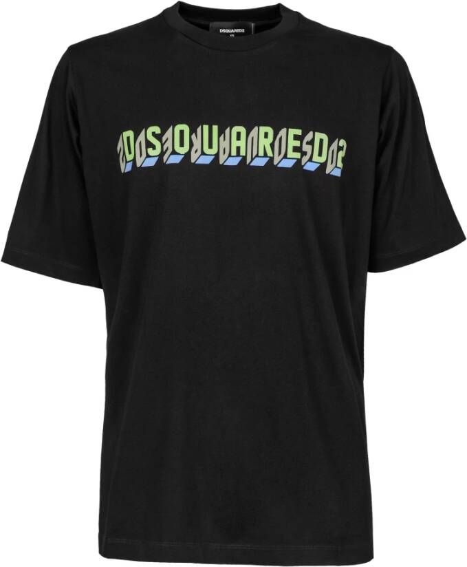 Dsquared2 Klassiek Logo Heren T-Shirt Black Heren
