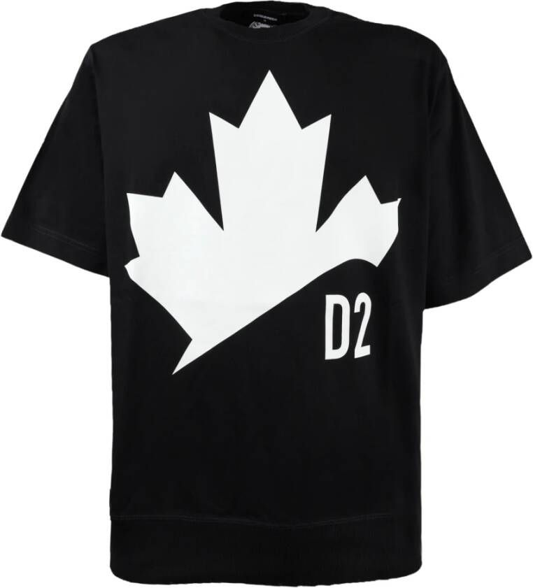 Dsquared2 T-Shirts Zwart Heren