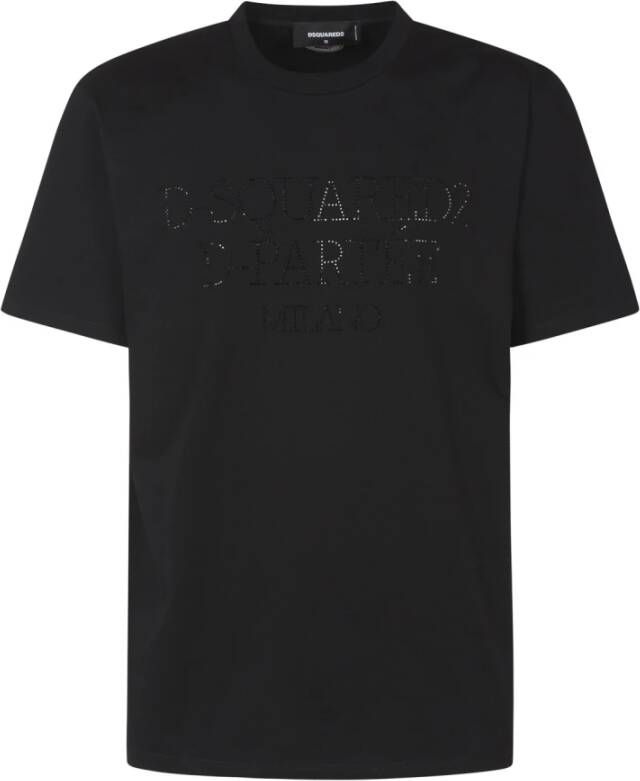 Dsquared2 T-Shirts Zwart Heren
