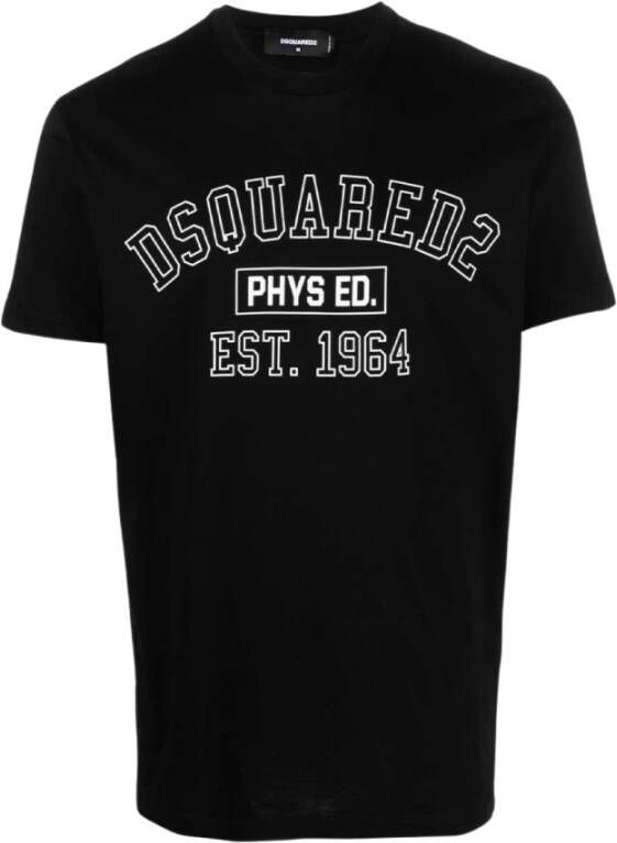 Dsquared2 T-shirts Zwart Heren