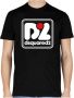 Dsquared2 Zwart D2 T-Shirt met Voorkant Print Black Heren - Thumbnail 1