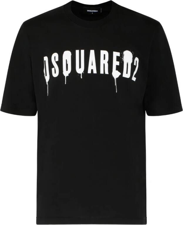 Dsquared2 T-Shirts Zwart