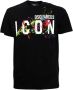 Dsquared2 Icon Splatter Cool Zwart T-Shirt Black - Thumbnail 1