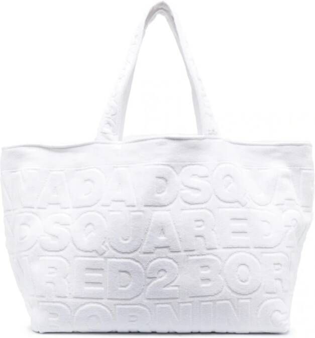 Dsquared2 Tote Bags White Dames