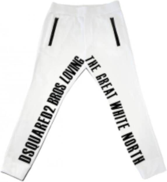 Dsquared2 Trainingsbroek Wit Heren