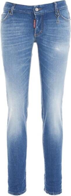 Dsquared2 Trendy Blauwe Jeans Jennifer Aw23 Blauw Dames