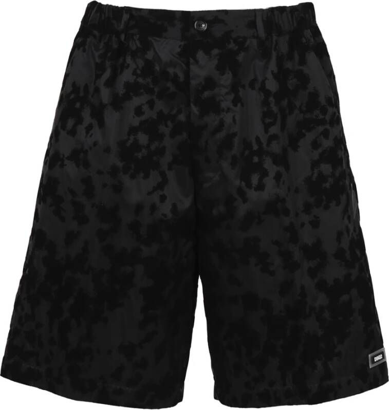 Dsquared2 Trendy Camouflage Shorts Zwart Heren