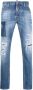 Dsquared2 Trendy Slim-Fit Denim Jeans met Distressed Effect Blauw Heren - Thumbnail 1
