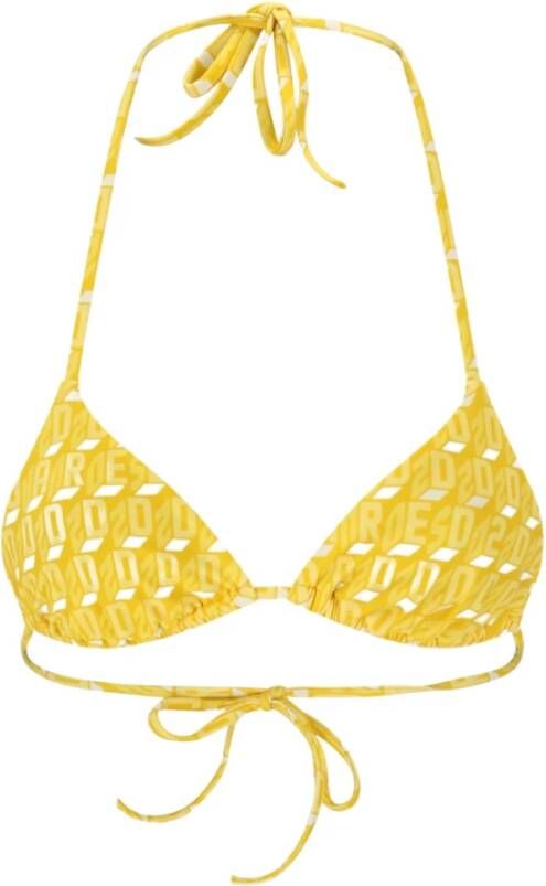 Dsquared2 Triangle Top Geel Dames