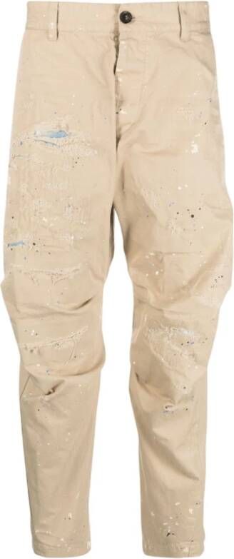 Dsquared2 Trousers Beige Heren