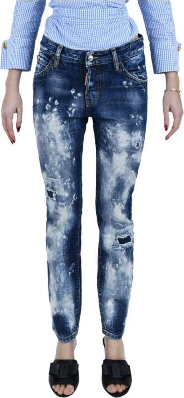 Dsquared2 Trousers Blauw Dames