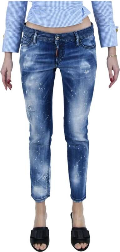 Dsquared2 Trousers Blauw Dames