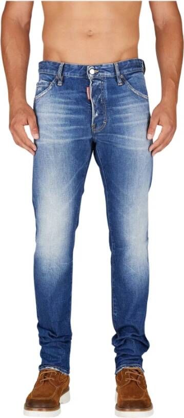 Dsquared2 Trousers Blue Blauw Heren