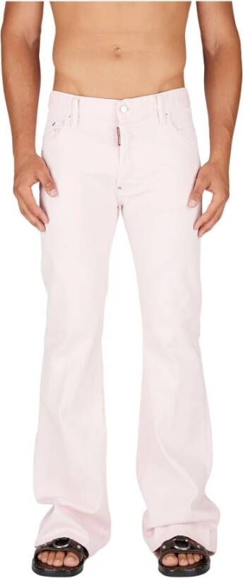 Dsquared2 Trousers Pink Roze Heren