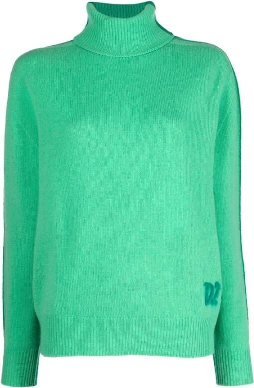 Dsquared2 Groene Sweaters met 4 5 cm Hak Green Dames