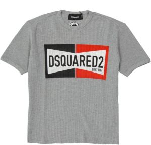 Dsquared2 Twee-Tone Logo T-Shirt Grijs Heren