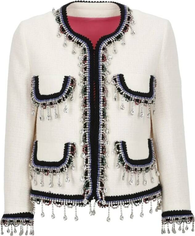 Dsquared2 Tweed Jackets Wit Dames