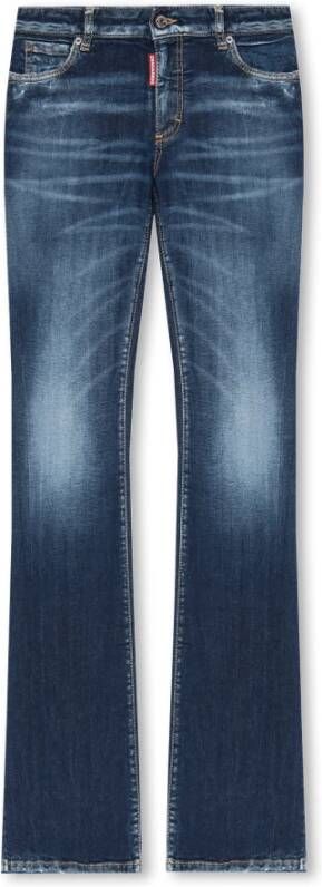 Dsquared2 Stijlvolle Flared Jeans voor Vrouwen Blauw Dames
