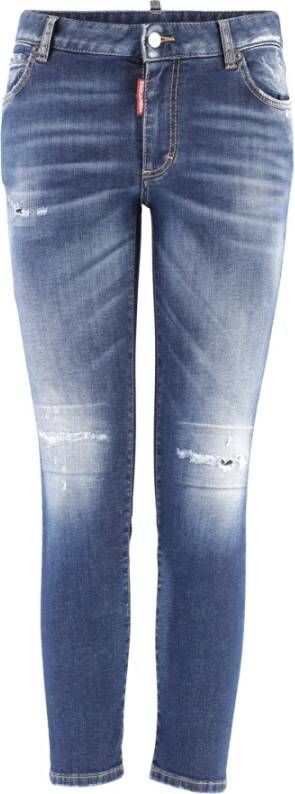 Dsquared2 Twiggy Skinny Jeans Blauw Dames