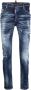 Dsquared2 Blue Stretch denim sexy twist jeans Blauw Heren - Thumbnail 1
