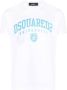Dsquared2 University print T-shirt met korte mouwen White Heren - Thumbnail 3