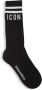 Dsquared2 Verhoog je stijl met geribbelde zwarte sokken Zwart Heren - Thumbnail 1