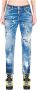 Dsquared2 Vernieuw je denimcollectie met Cool Girl Straight Jeans Blauw Dames - Thumbnail 1