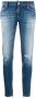 Dsquared2 Versleten Skinny Jeans Blauw Dames - Thumbnail 1