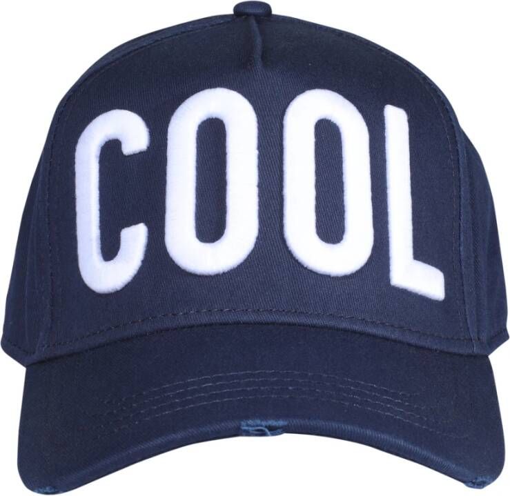 Dsquared2 Cool Logo Baseball Cap Navy Blauw Heren