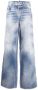 Dsquared2 Bleached Wide Jeans Blauw Dames - Thumbnail 1