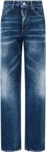 Dsquared2 Wide Jeans Blauw Dames