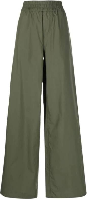 Dsquared2 Wide Trousers Groen Dames