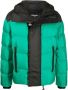 Dsquared2 Gewatteerde Jas met Capuchon en Ritszakken Groen Heren - Thumbnail 1