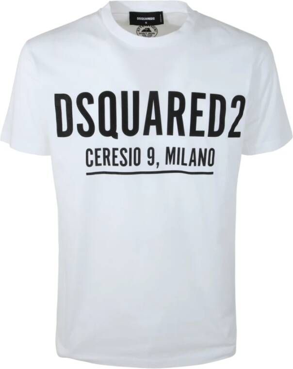 Dsquared2 Witte Ceresio9 Cool Tee Wit Heren