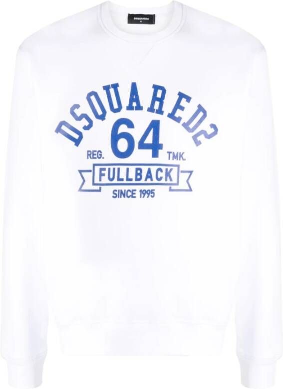 Dsquared2 Witte Dsquared Sweater White Heren