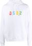 Dsquared2 Witte Katoenen Hoodie White Heren - Thumbnail 1