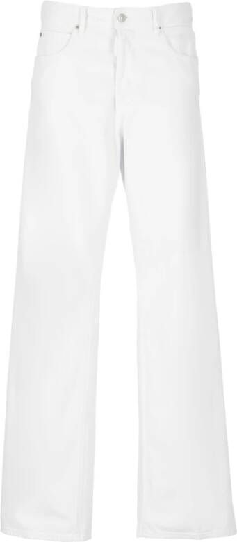 Dsquared2 Witte katoenen palazzo jeans voor vrouwen White Dames