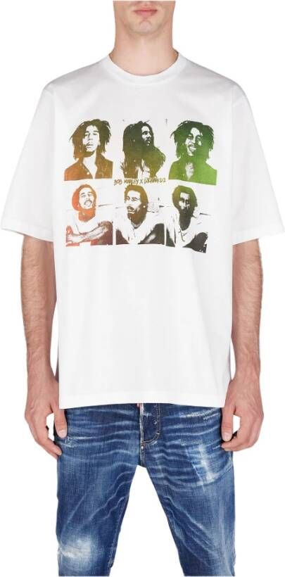 Dsquared2 Witte Overhemden voor Heren Wit Heren