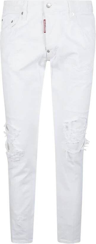 Dsquared2 Witte Skater Jeans voor Heren White Heren