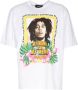 Dsquared2 Grafische Print T-shirt en Polo Set White Heren - Thumbnail 1