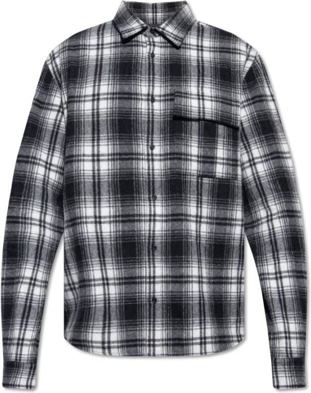 Dsquared2 Wollen shirt Zwart Heren