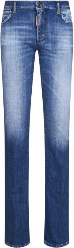 Dsquared2 Women Clothing Jeans Blue Ss23 Blauw Dames