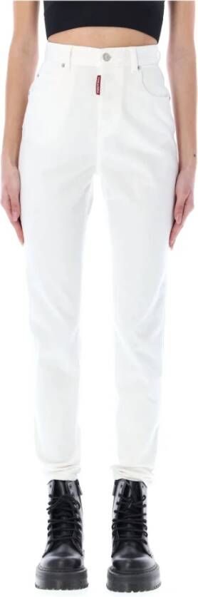 Dsquared2 Women Clothing Jeans White Ss23 Wit Dames